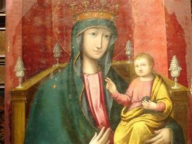 Konserwacja cudownego obrazu Matki Bożej Szczyrzyckiej