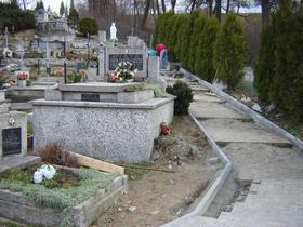 Prace remontowe na cmentarzu