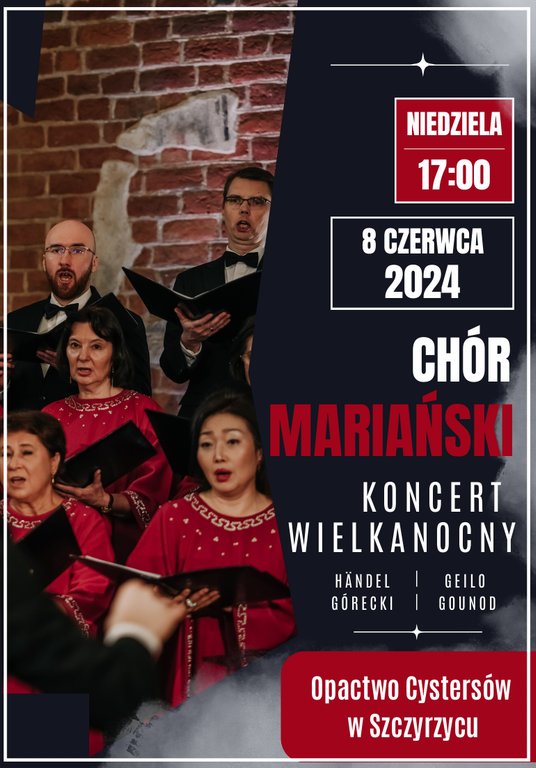 Szczyrzyc-Chór  Mariański  - Koncert Wielkanocny