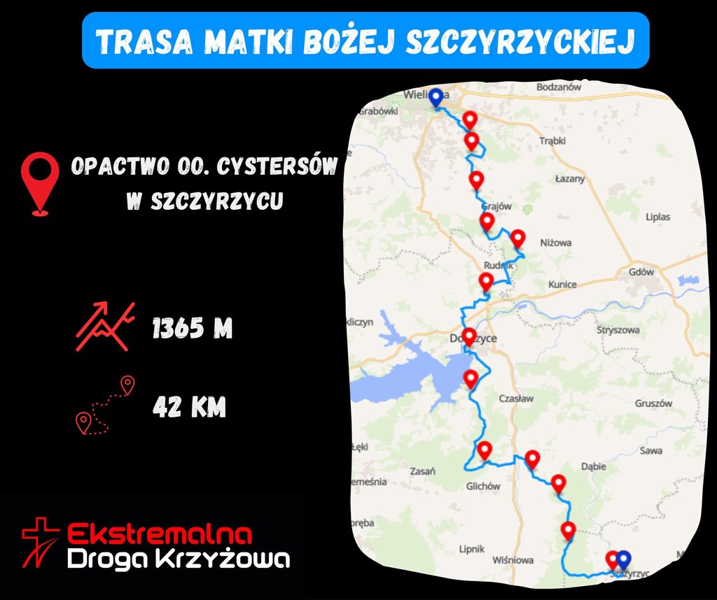 Szczyrzyc-EDK - Ekstremalna Droga Krzyżowa Wieliczka