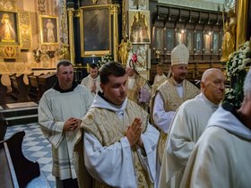 Święcenia kapłańskie o. Fidelisa Robert Kaliciak OCist