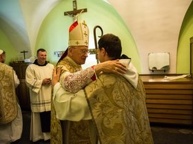 Święcenia kapłańskie o. Fidelisa Robert Kaliciak OCist