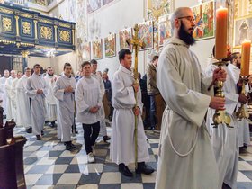 Śświęcenia diakonatu fr  Rafała