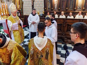 Śświęcenia diakonatu fr  Rafała