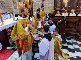 Śświęcenia diakonatu fr  Rafała