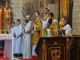 Śświęcenia diakonatu fr  Rafała