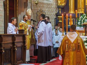 Śświęcenia diakonatu fr  Rafała